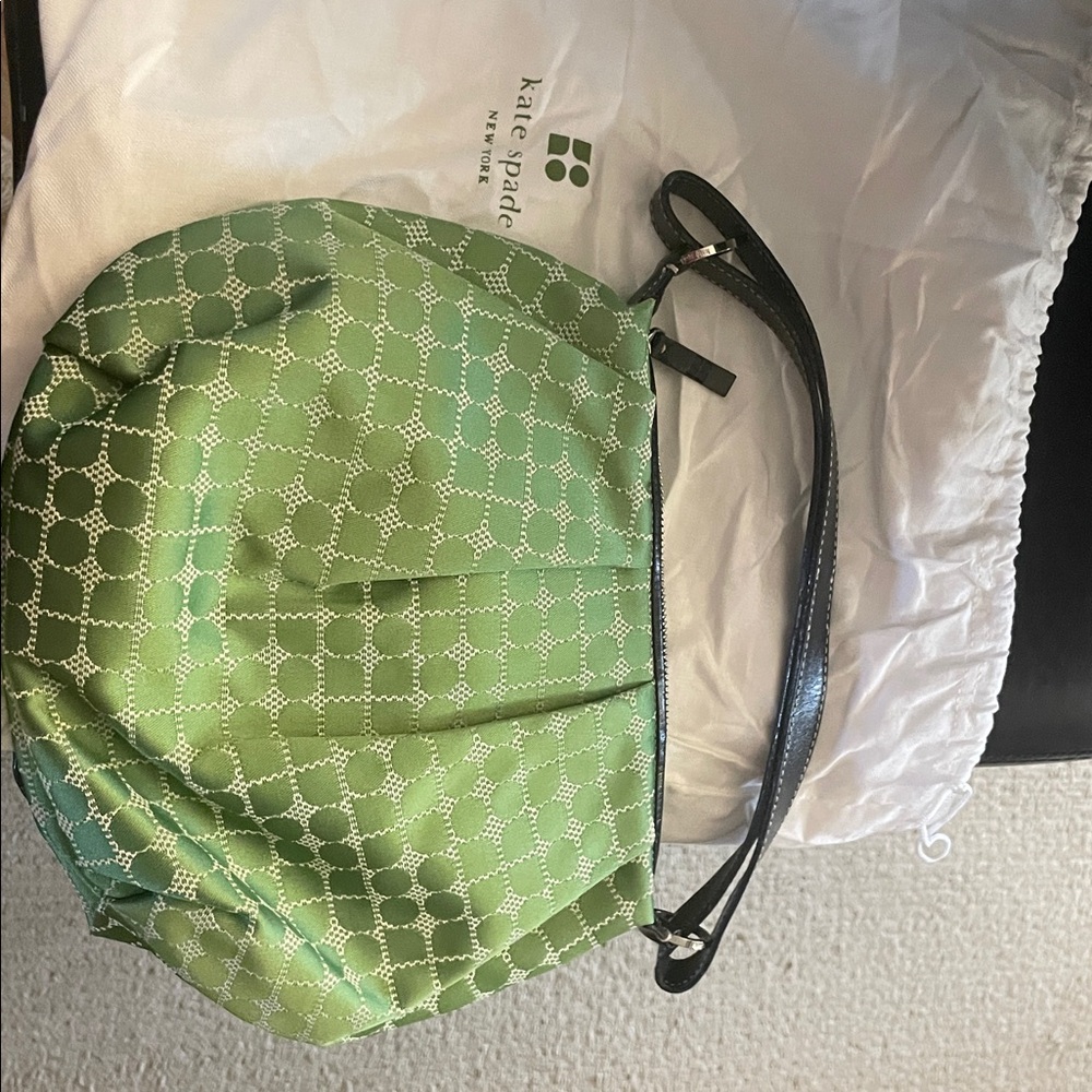 Kate Spade green Amanda purse